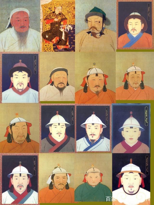 中国皇帝列表分四个阶段蒙兀国大汗历代皇帝